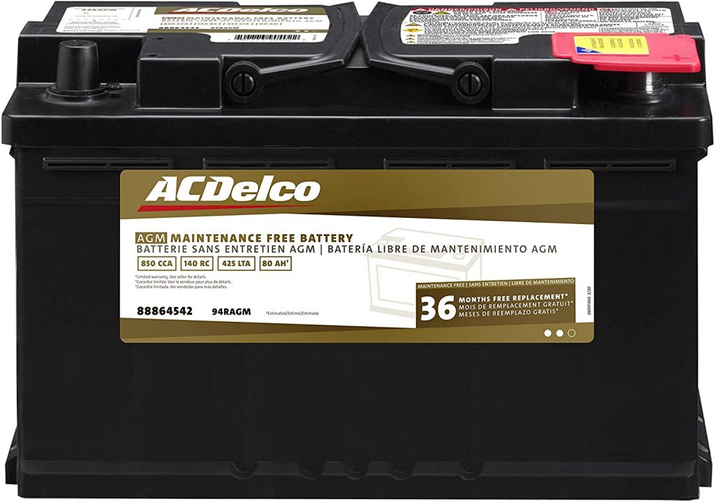 ACDelco 94RAGM Professional best OEM battery