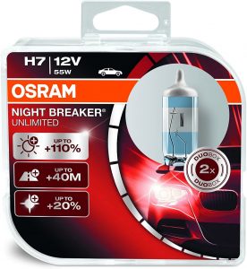 best halogen headlights: Osram H1 Night Breaker Unlimited