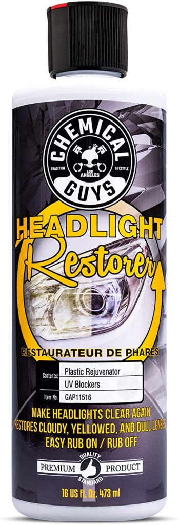Chemical Guys headlight restoration kit review
