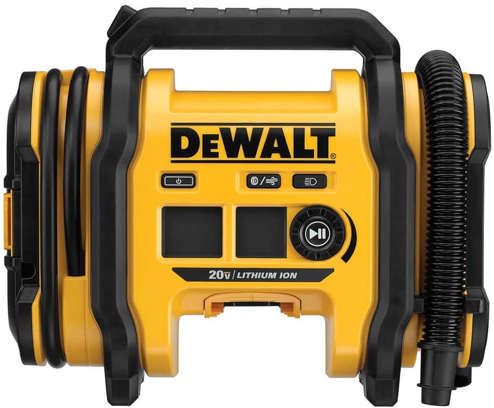 Top air compressor pump for car - DeWalt DCC020IB Cordless AC/DC