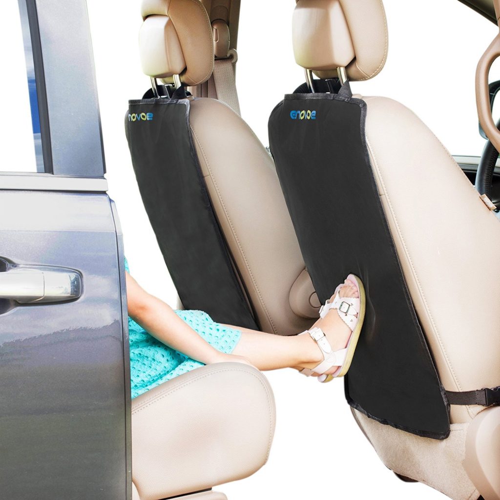 Enovoe Kick Mats Car Seat Protectors : best way to protect cloth car seats