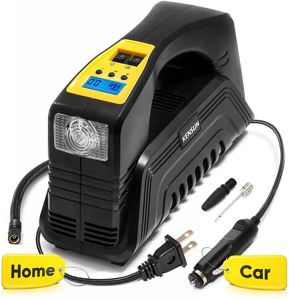 Top handheld tire inflators - Kensun AC/DC Portable Air Compressor