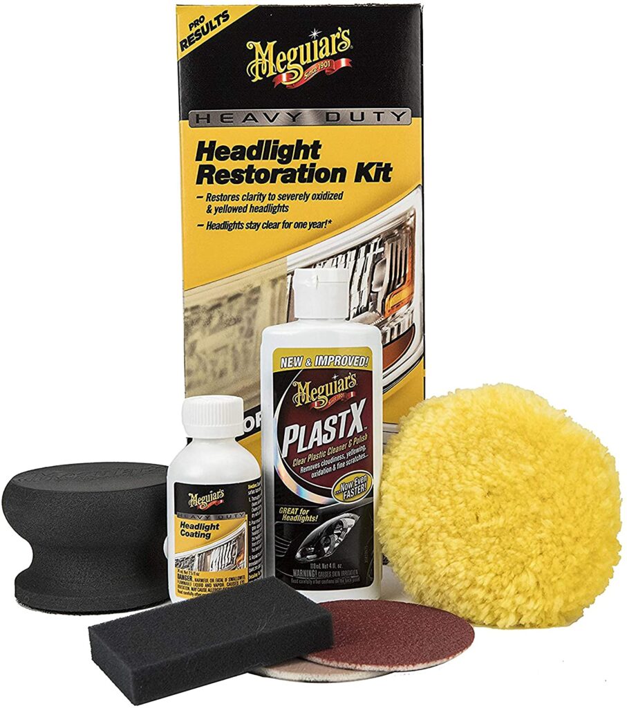Meguiars headlight restoration kit - heavy duty headlight cleaner