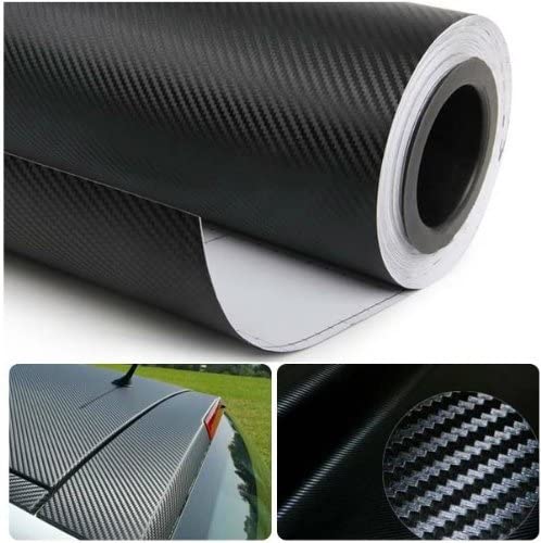 DIYAH 3D Black Carbon Fiber Film