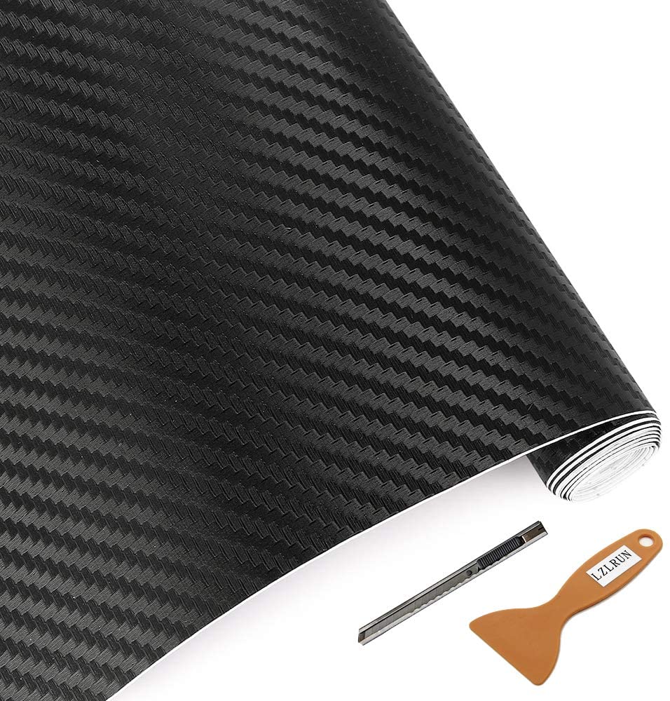 LZLRUN 3D Carbon Fiber Vinyl Wrap