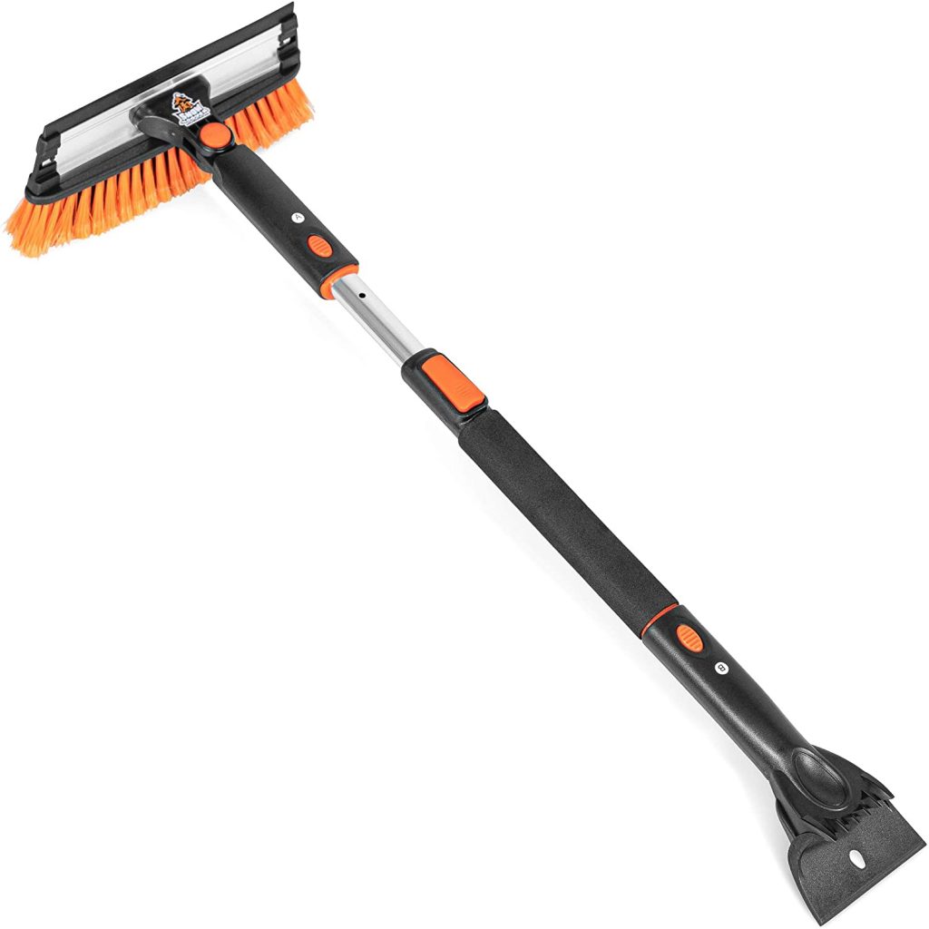 Snow Moover 39’ 10846 Snow Brush with Squeegee and Ice Scraper