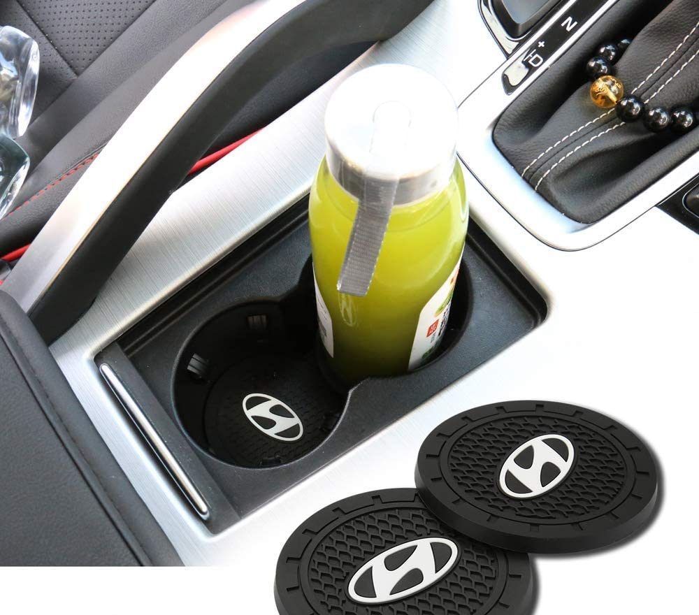 Auto Sport 2.75 Inch Diameter Oval Tough Car Logo Vehicle Travel Auto Cup Holder Insert Coaster Can 2 Pcs Pack Bohemian Style Blue Car Accessories