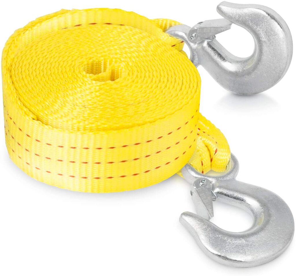 Neiko recovery tow straps with hooks - Best towing rope