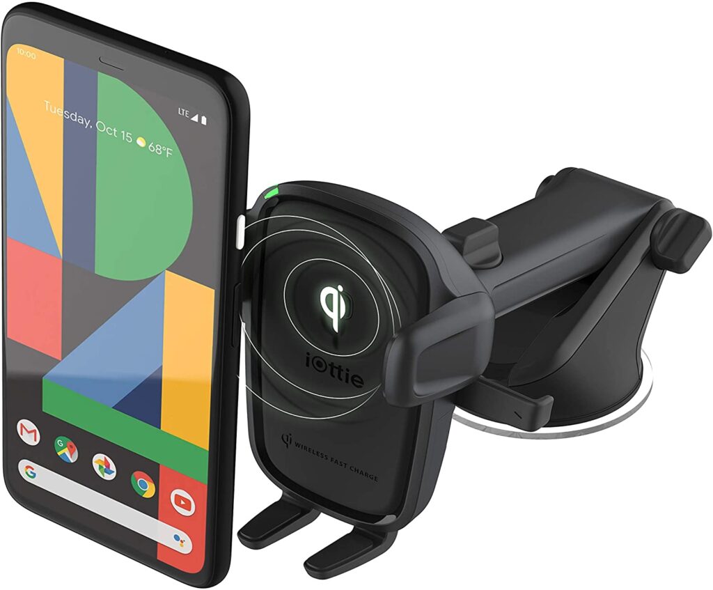 Best wireless car charger that suction-mounts