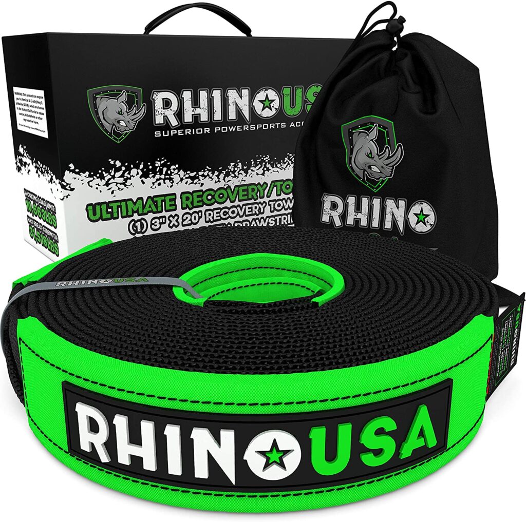 Rhino USA Recovery Tow Strap