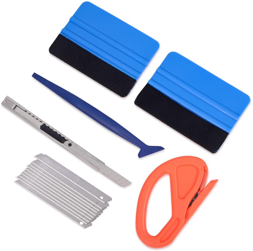 Gomake Car Vinyl Wrap Window Tint Film Tool Kit