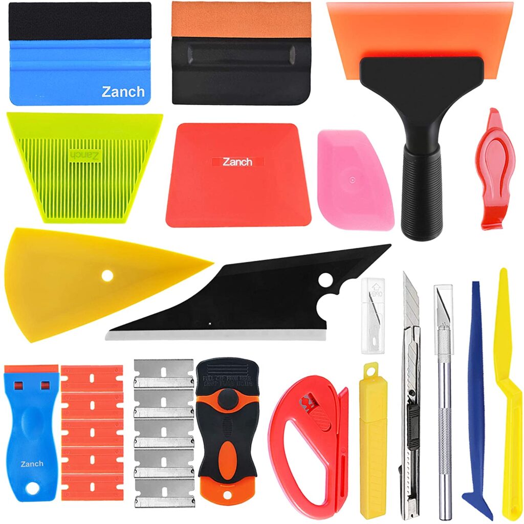 Zanch Widow Film Installation Application Tool Kit