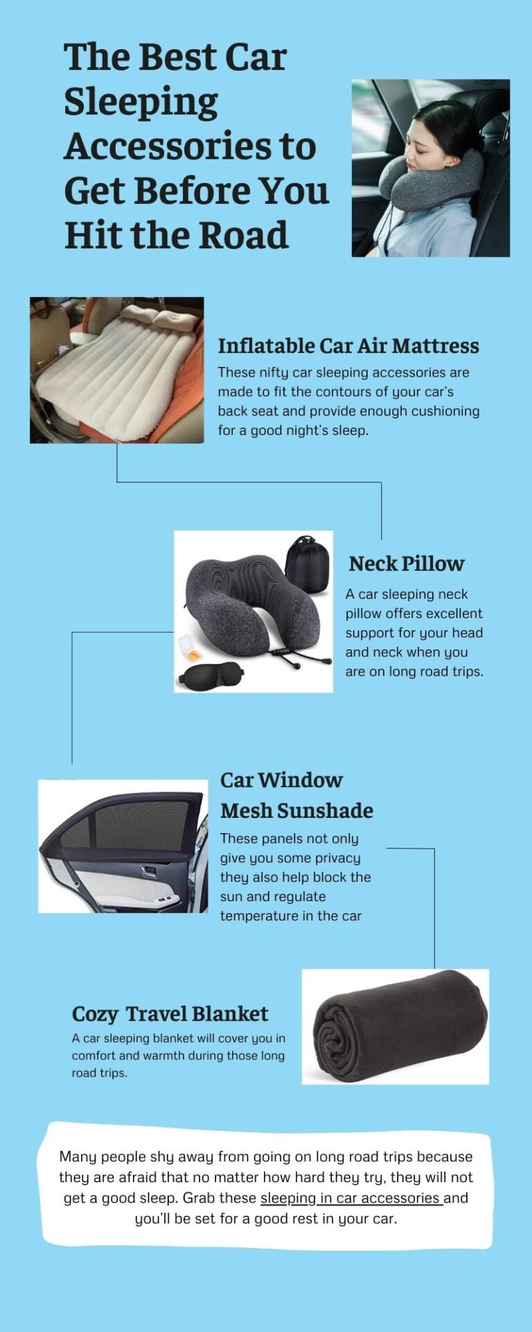 The Best Car Sleeping Accessories to Get Before You Hit the Road ...