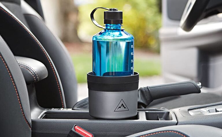 Best car cup holder expander adapters for large water bottles and mugs