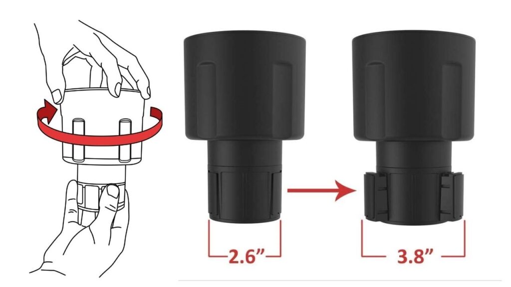 Best Yeti cup holder adapter - Swigzy Car cup holder adapter
