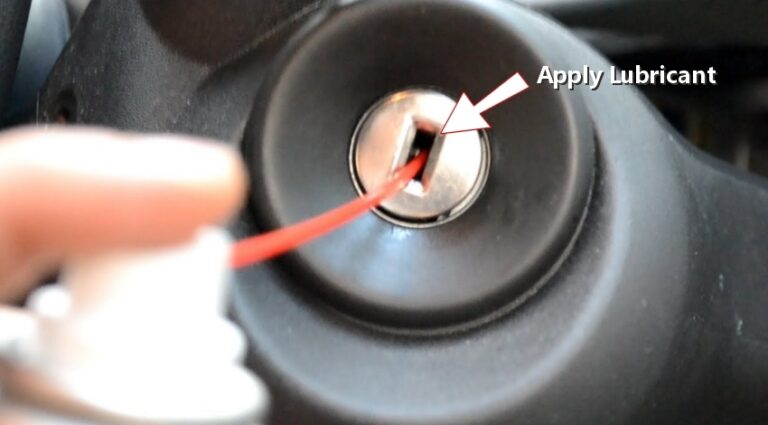 How to lubricate car ignition switch