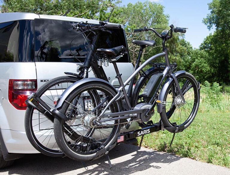 What is the best hitch rack that can haul two ebikes with fenders?